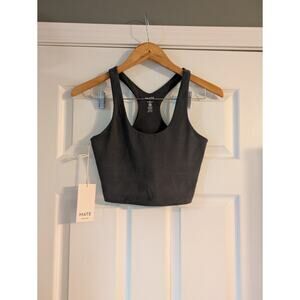 MATE The Label Organic Stretch Racer Tank Forest Green Small NWT